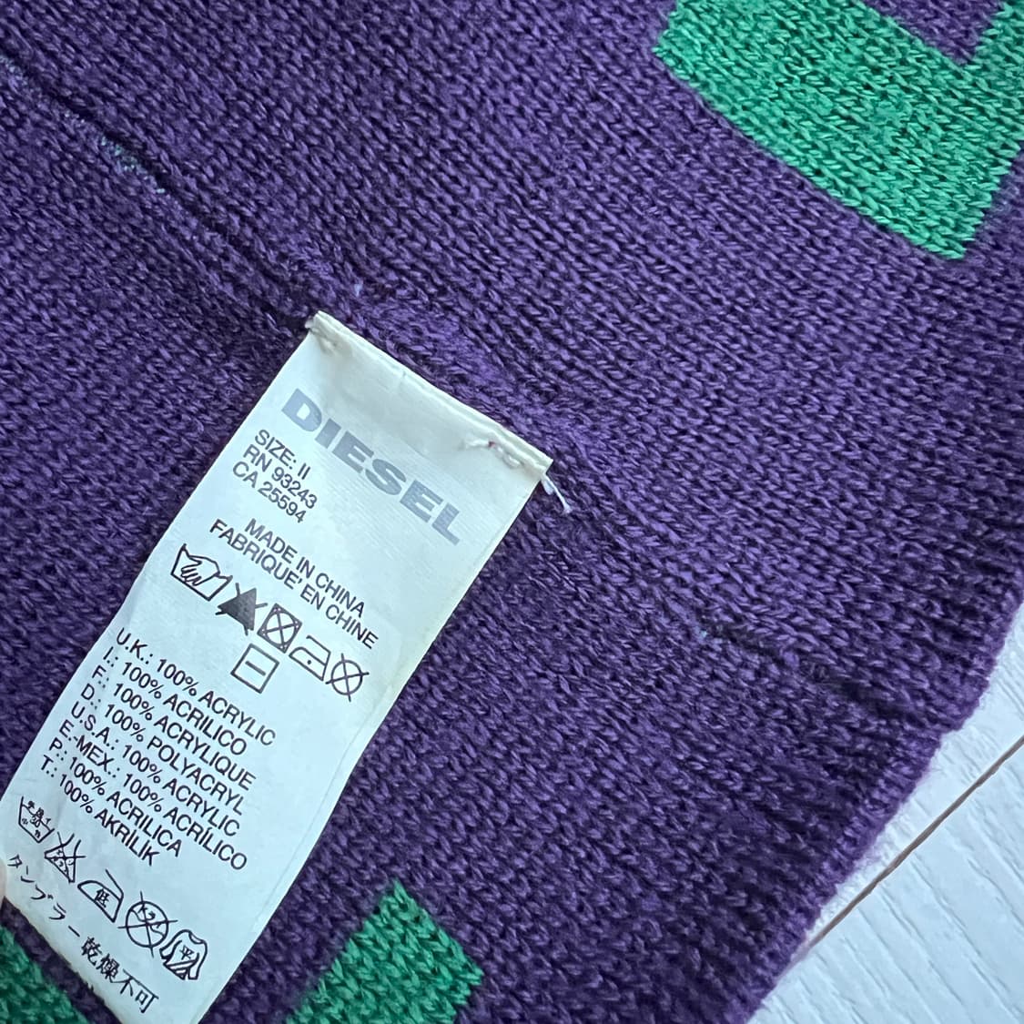 DIESEL purple beanie 상품이미지4