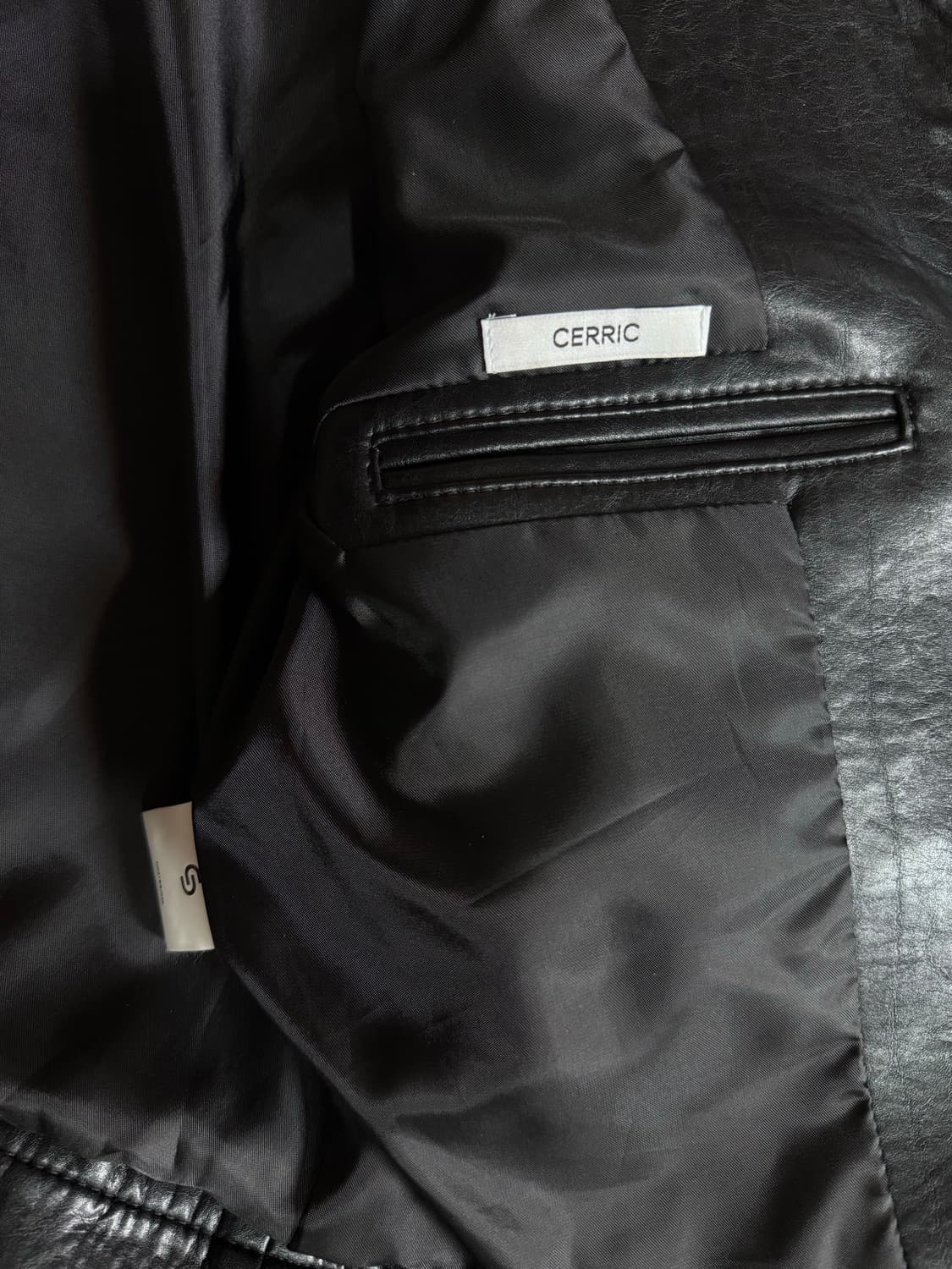 세릭 가죽자켓 블랙 컬러 상품이미지4