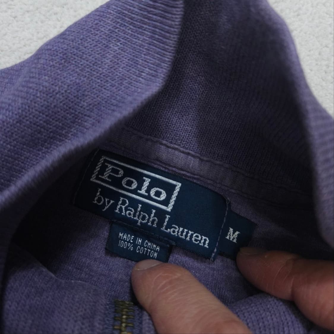 폴로 랄프 로렌 반집업 니트 M 상품이미지3