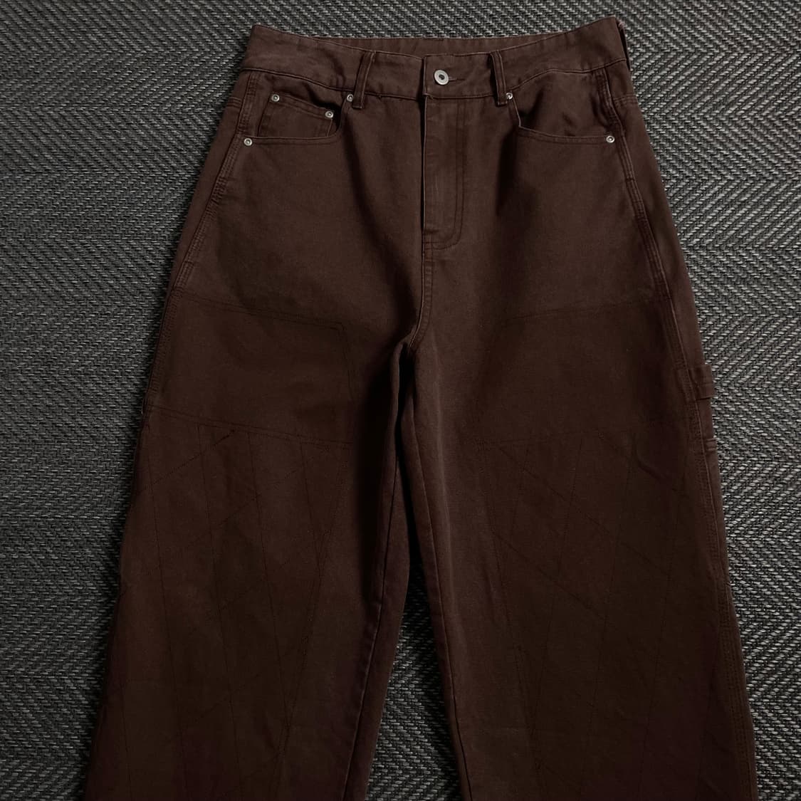 파르티멘토 브라운 와이드 카펜터 팬츠o 4096 상품이미지3