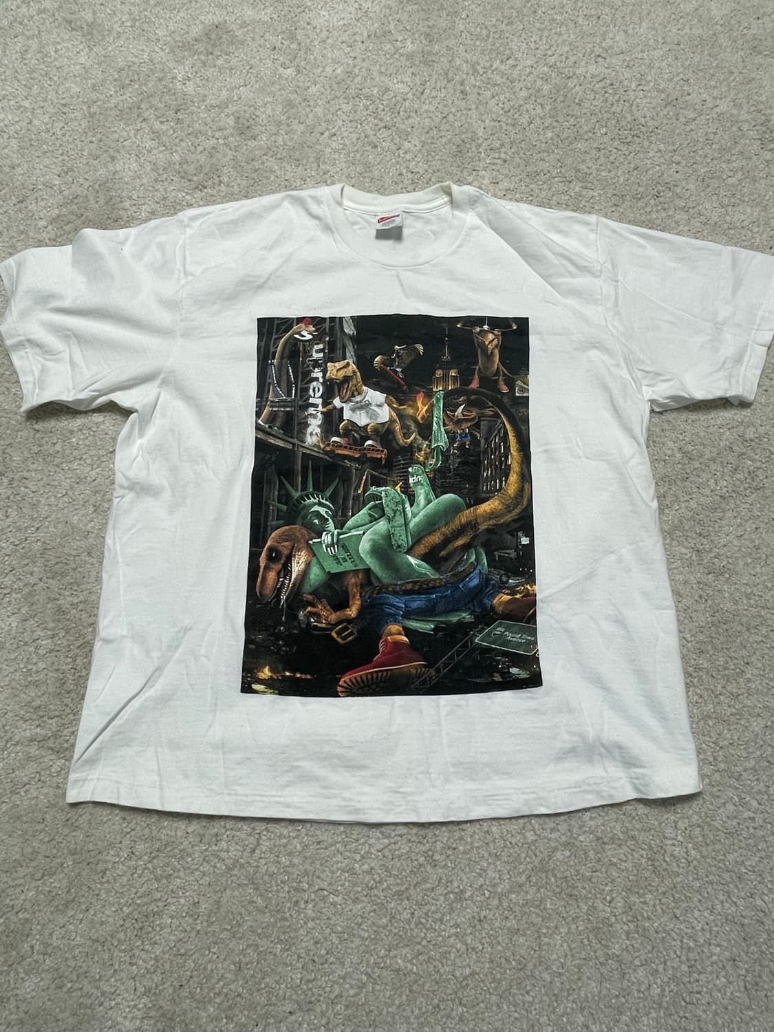 슈프림 공룡티 XL 상품이미지1