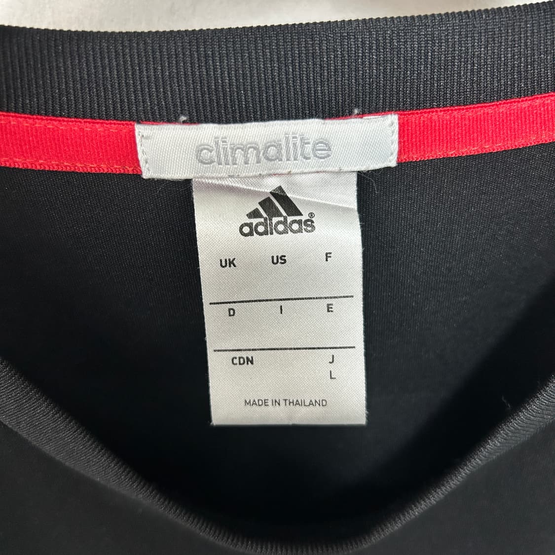 아디다스 긴팔 축구 저지 블랙 상품이미지6