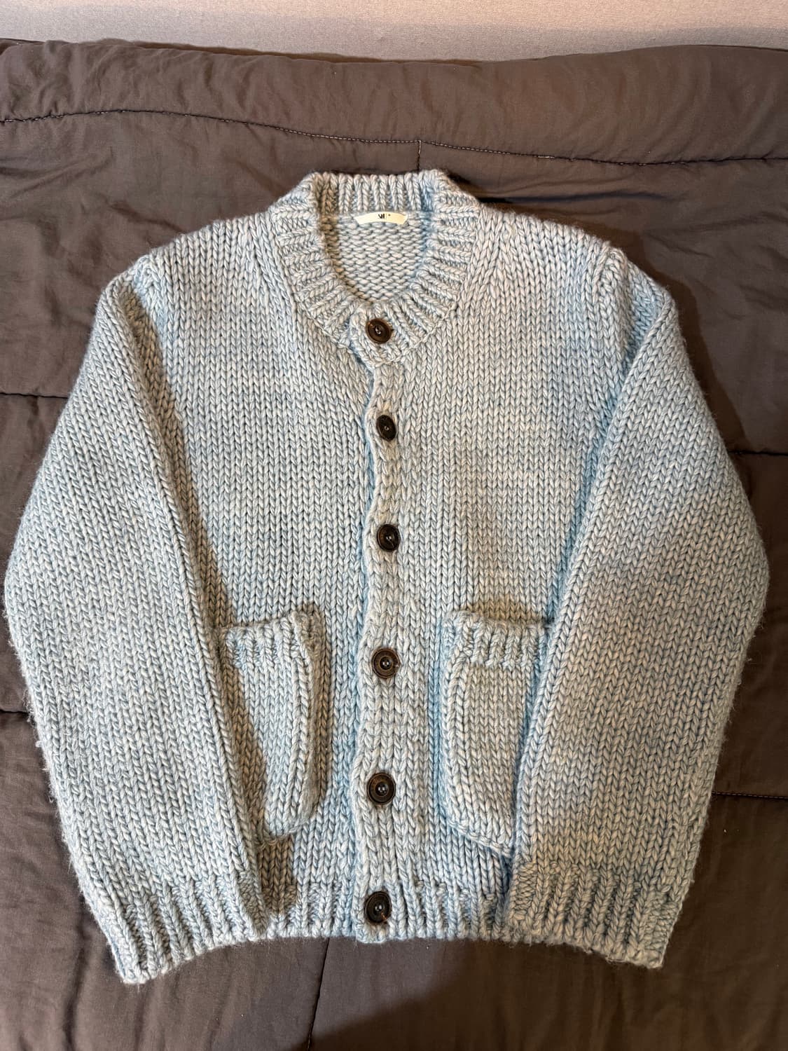 STU 디멘션 포켓 가디건 인 스카이 블루 M 상품이미지2