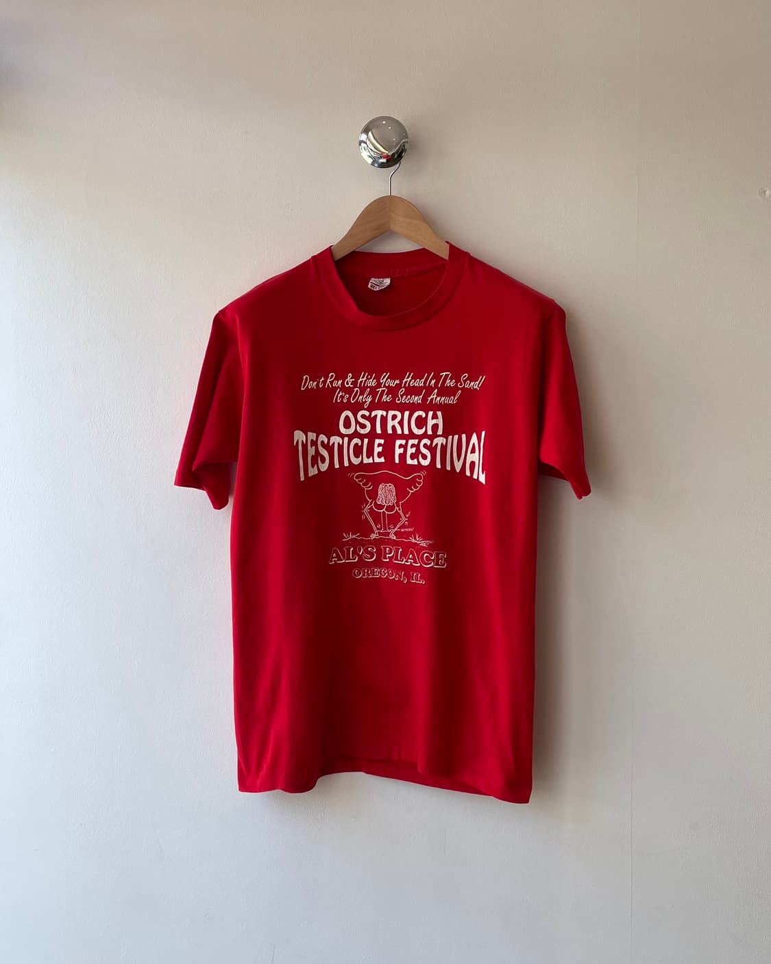 80’s "Ostrich Testicle Festival” T-shirt 상품이미지1