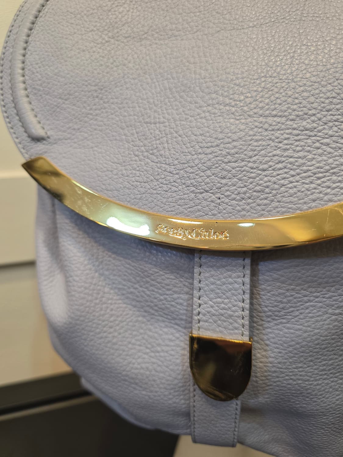 씨바이끌로에 리지 베이비블루  백팩 상품이미지1