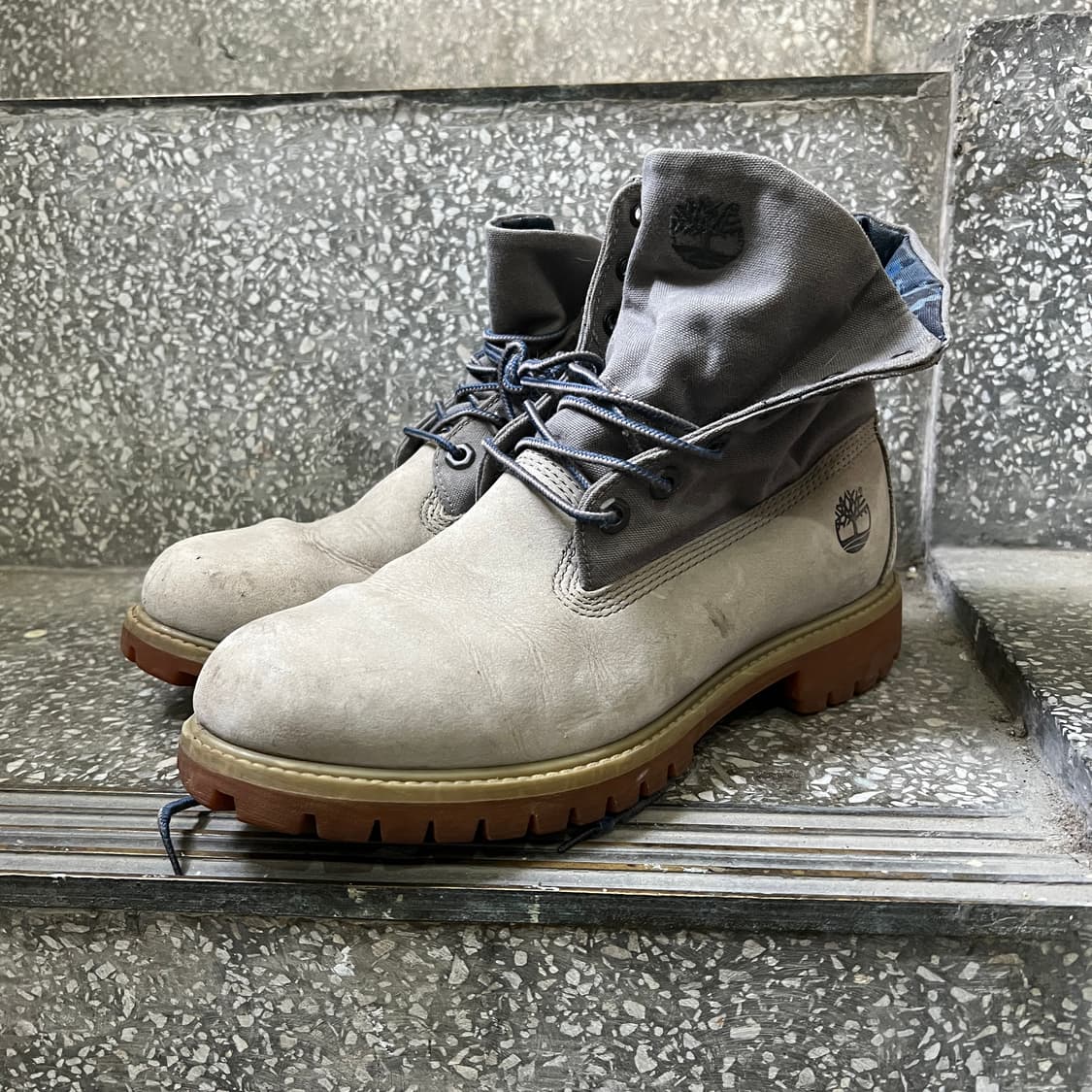 팀버랜드 롤탑 라이트 그레이 부츠 상품이미지1