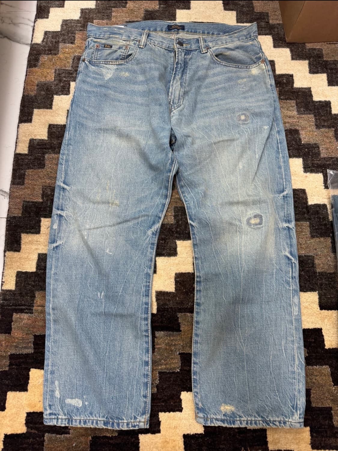 폴로 랄프로렌 디스트레스드 리페어 데님 34/30 상품이미지1