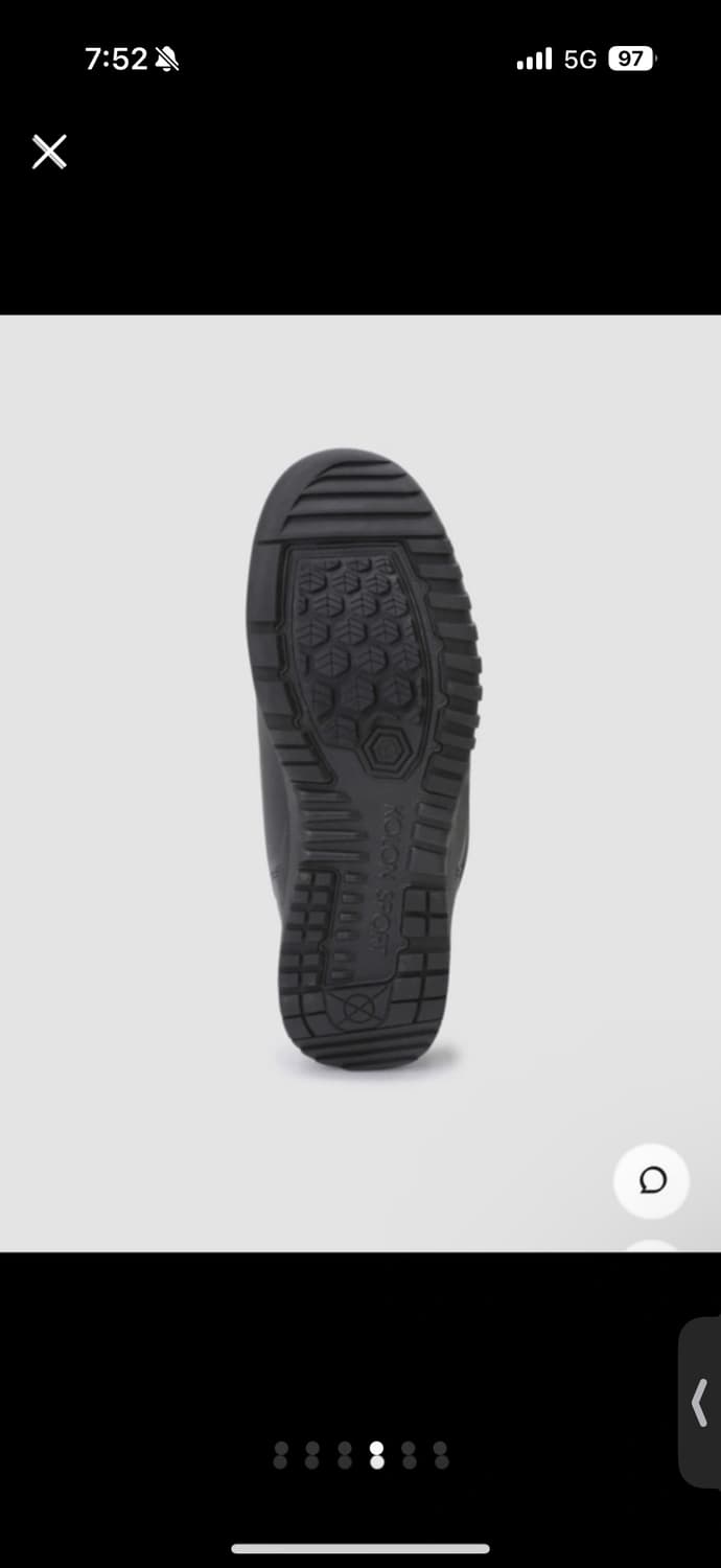 새제품) 코오롱 방수 패딩부츠 상품이미지4