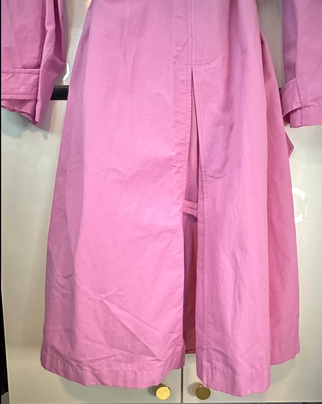 자라 베이직 핑크 트렌치코트 상품이미지6