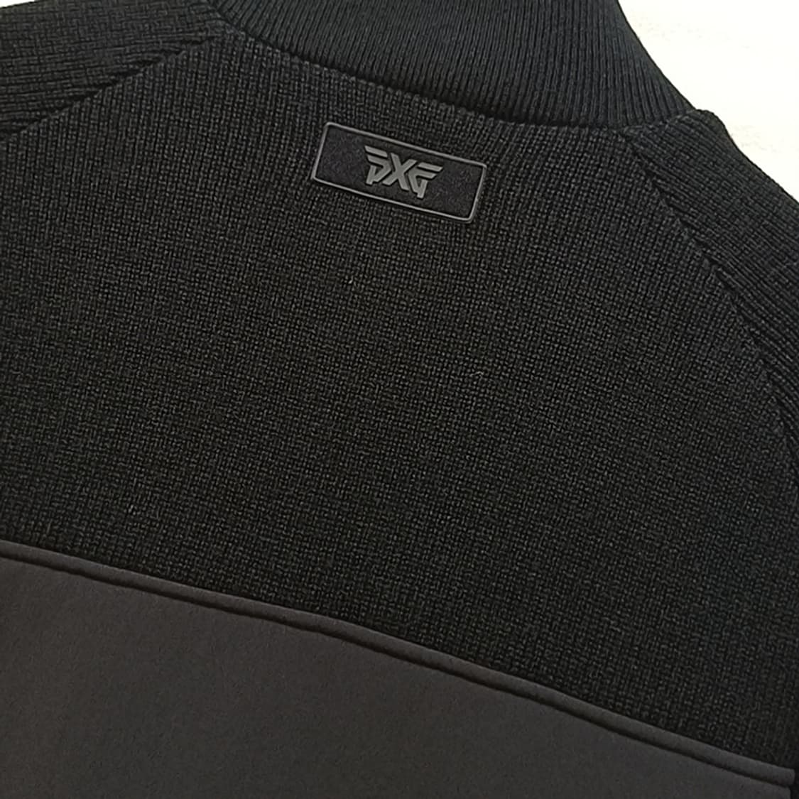 매장판 PXG 골프 방풍 패딩 자켓 니트 배색 여성 L 편한스윙 사랑봉봉 상품이미지6