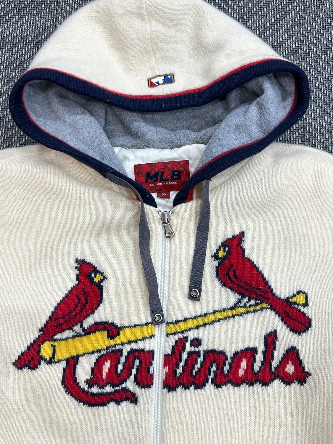 MLB 니트 후드 점퍼 상품이미지6