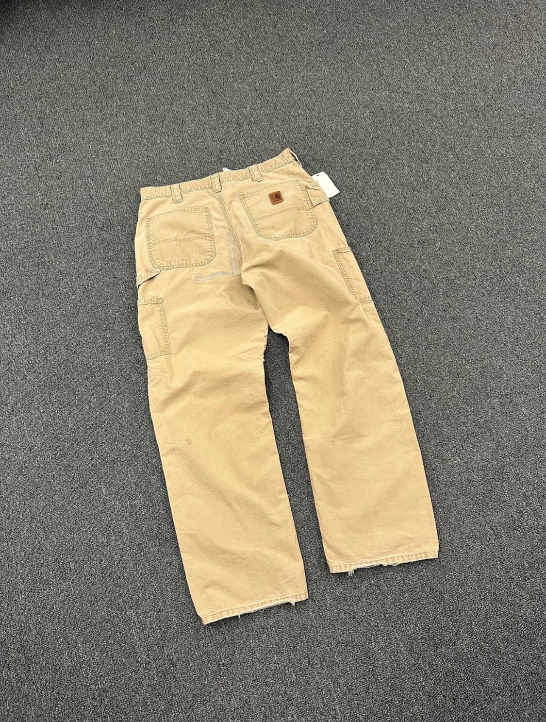 칼하트 싱글니 베이지 워크팬츠 상품이미지3