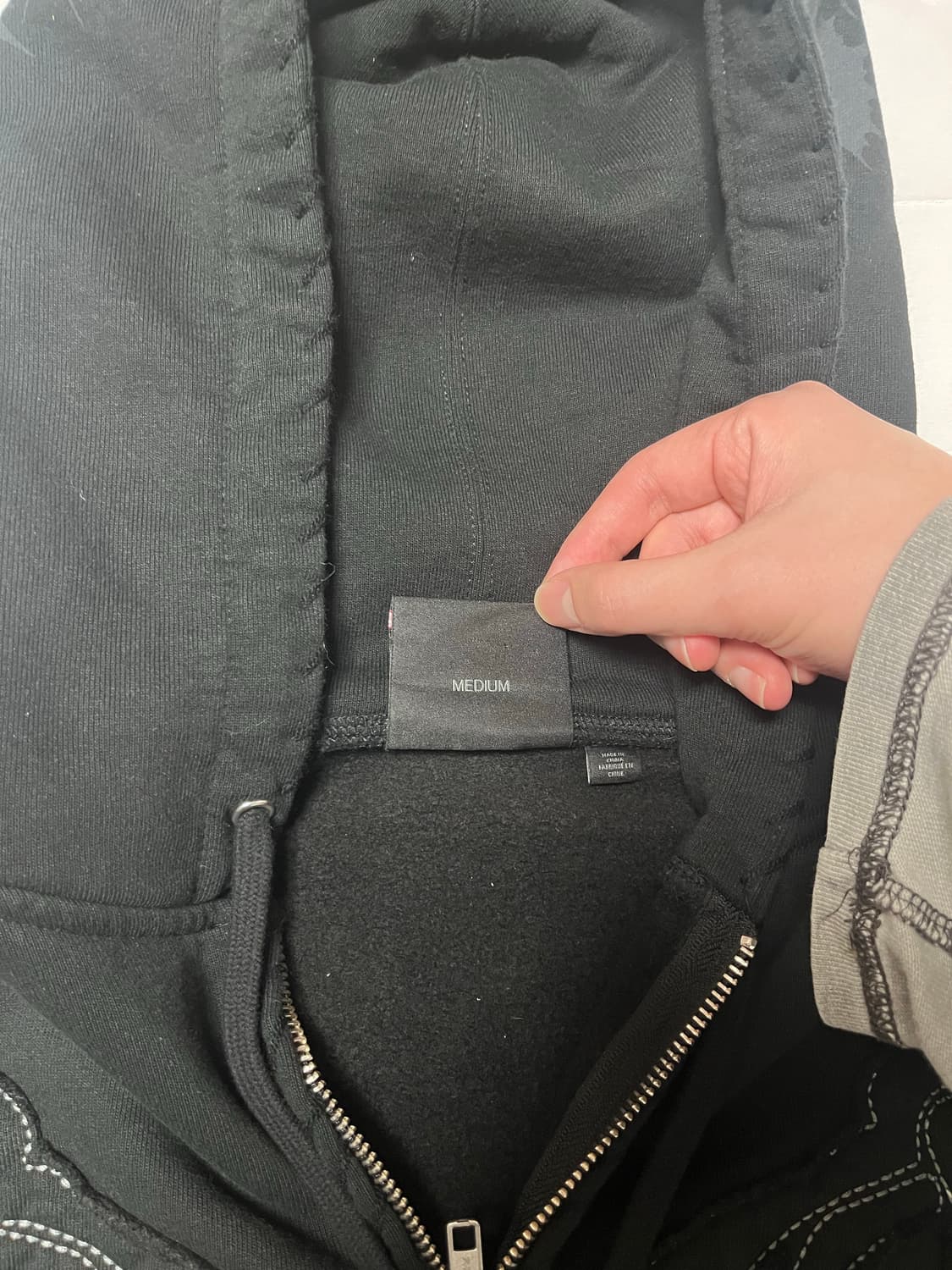 슈프림X요지야마모토 콜라보 후드집업 M사이즈 상품이미지3