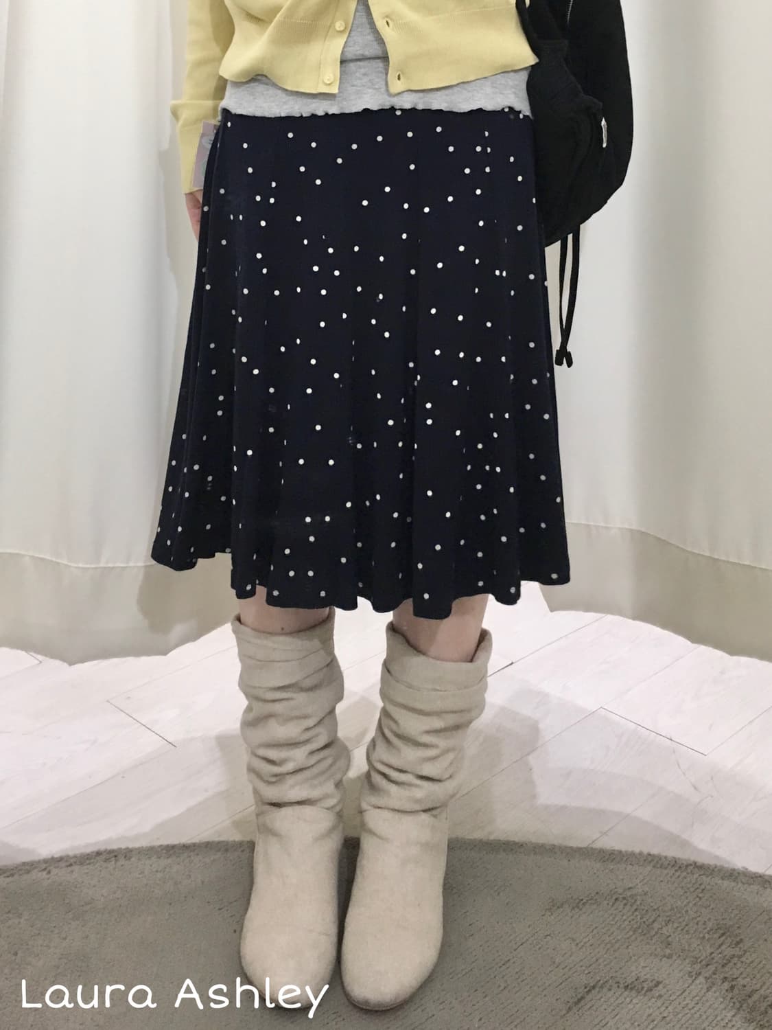 Laura Ashley dot Midi Skirt 상품이미지1