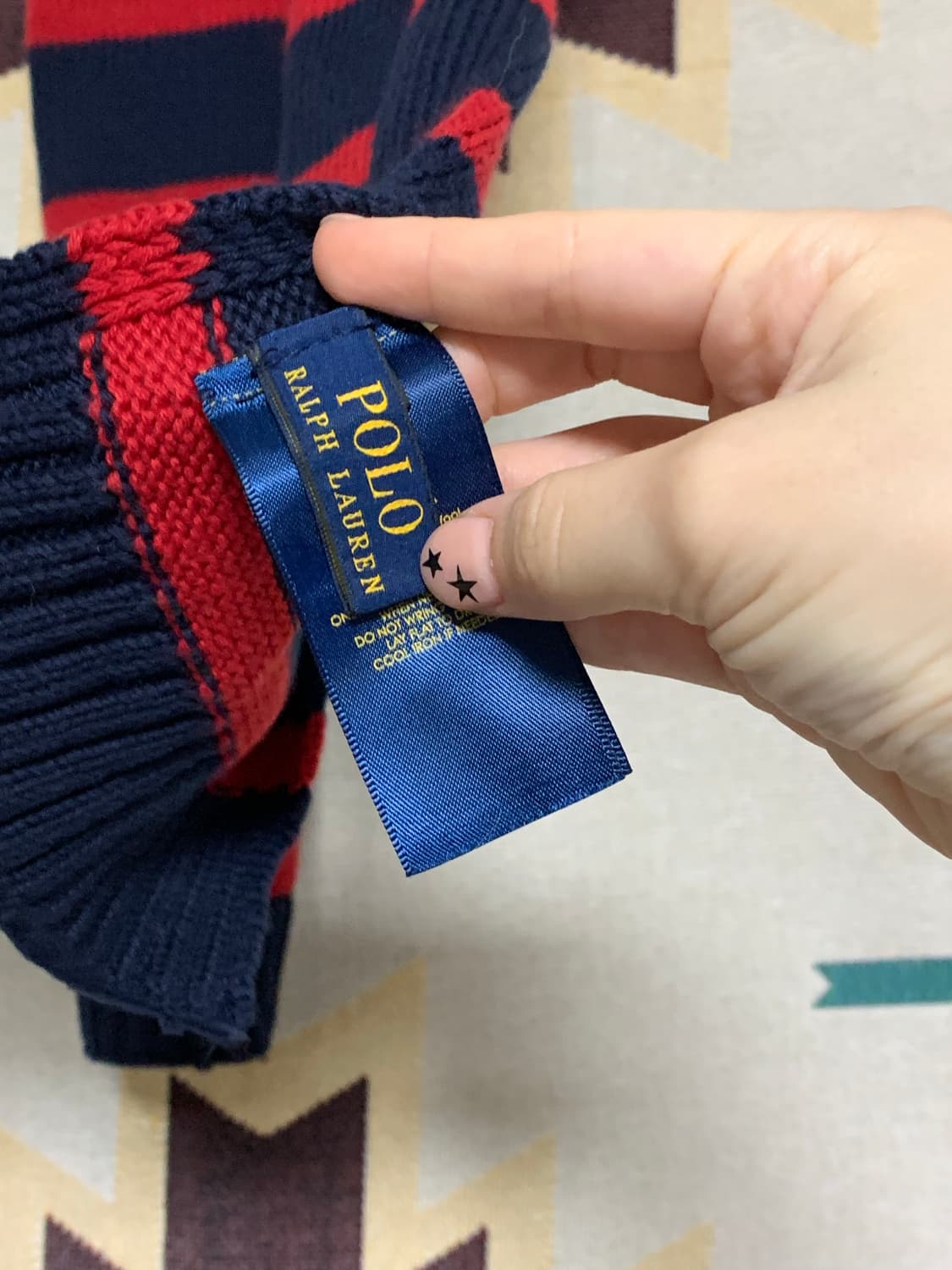 폴로 스트라이프 머플러/목도리 상품이미지3