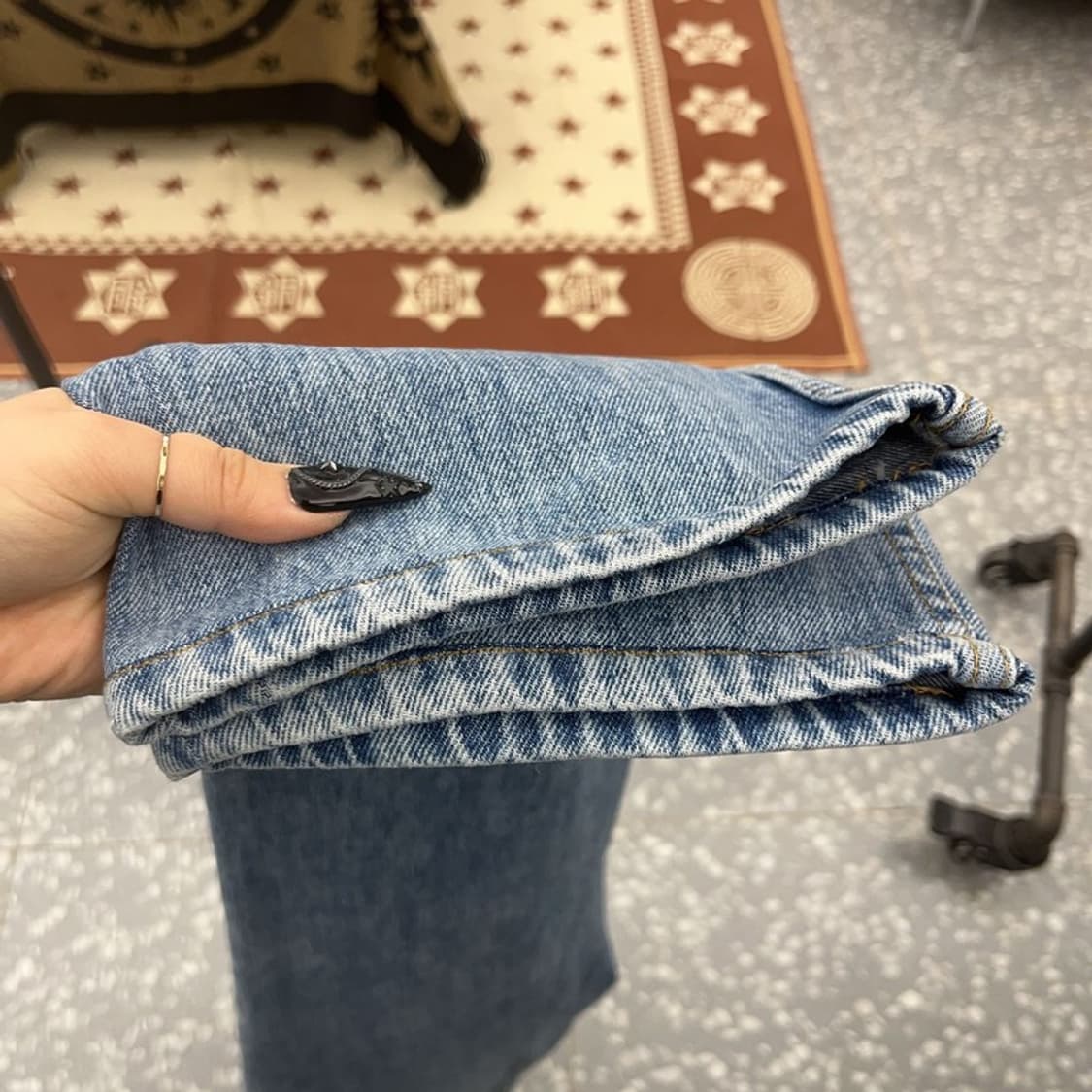 리바이스 514 캐주얼 빈티지 데미지 워싱 데님팬츠 32인치 C08591 상품이미지7