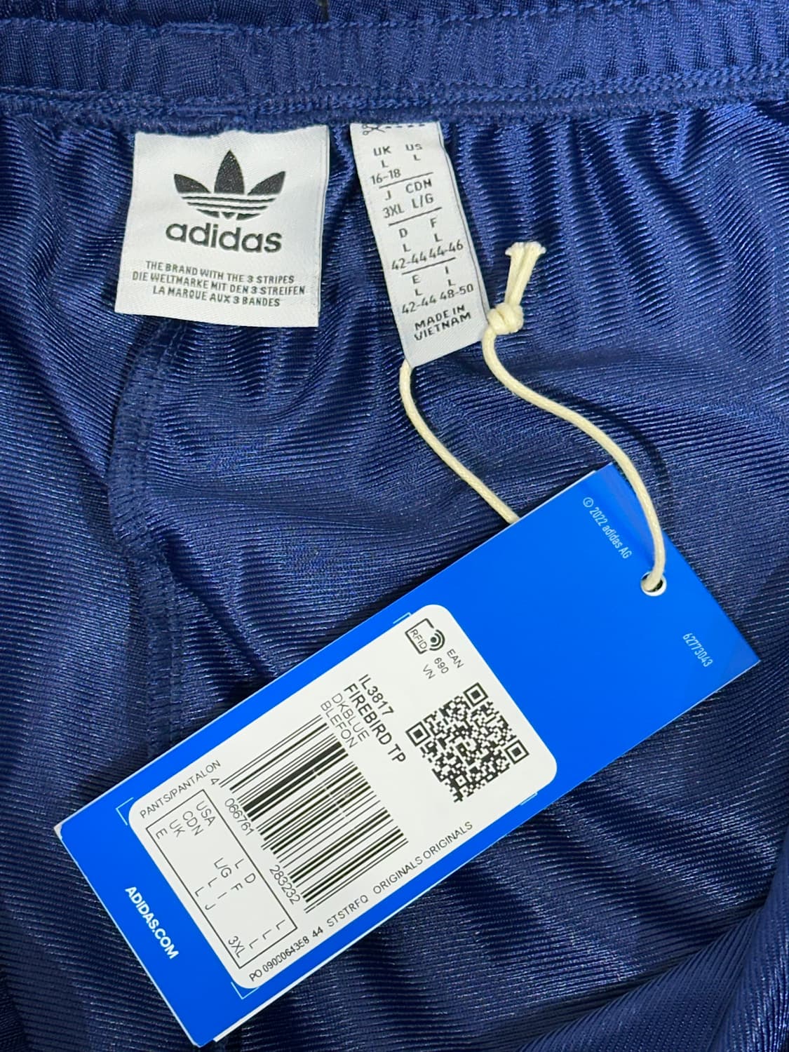 아디다스 네이비 새상품 파이어버드 추리닝 바지 트레이닝 팬츠 L 상품이미지7