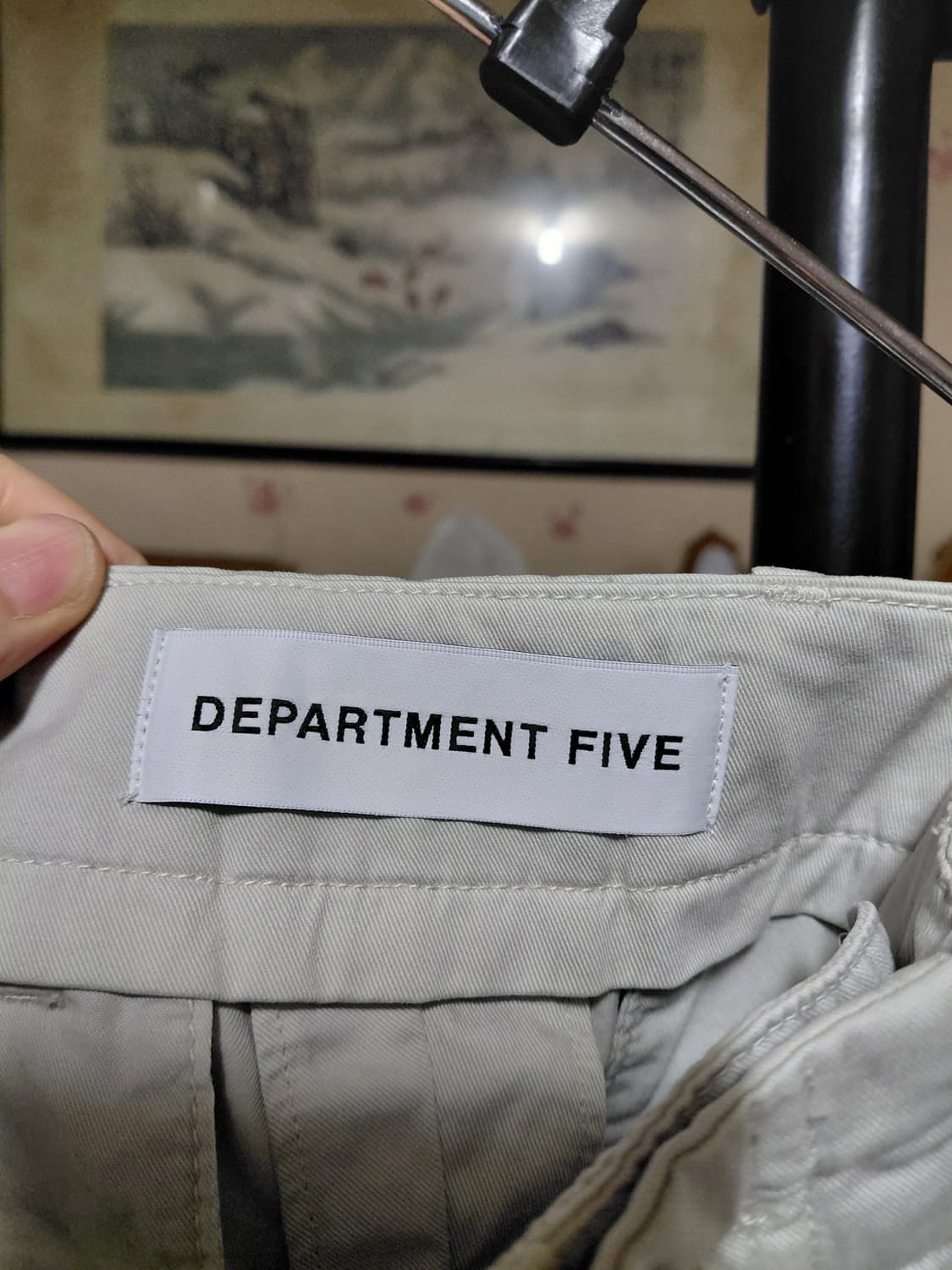 [디파트먼트5]코튼 치노 면바지 32사이즈 연베이지컬러  상품이미지4