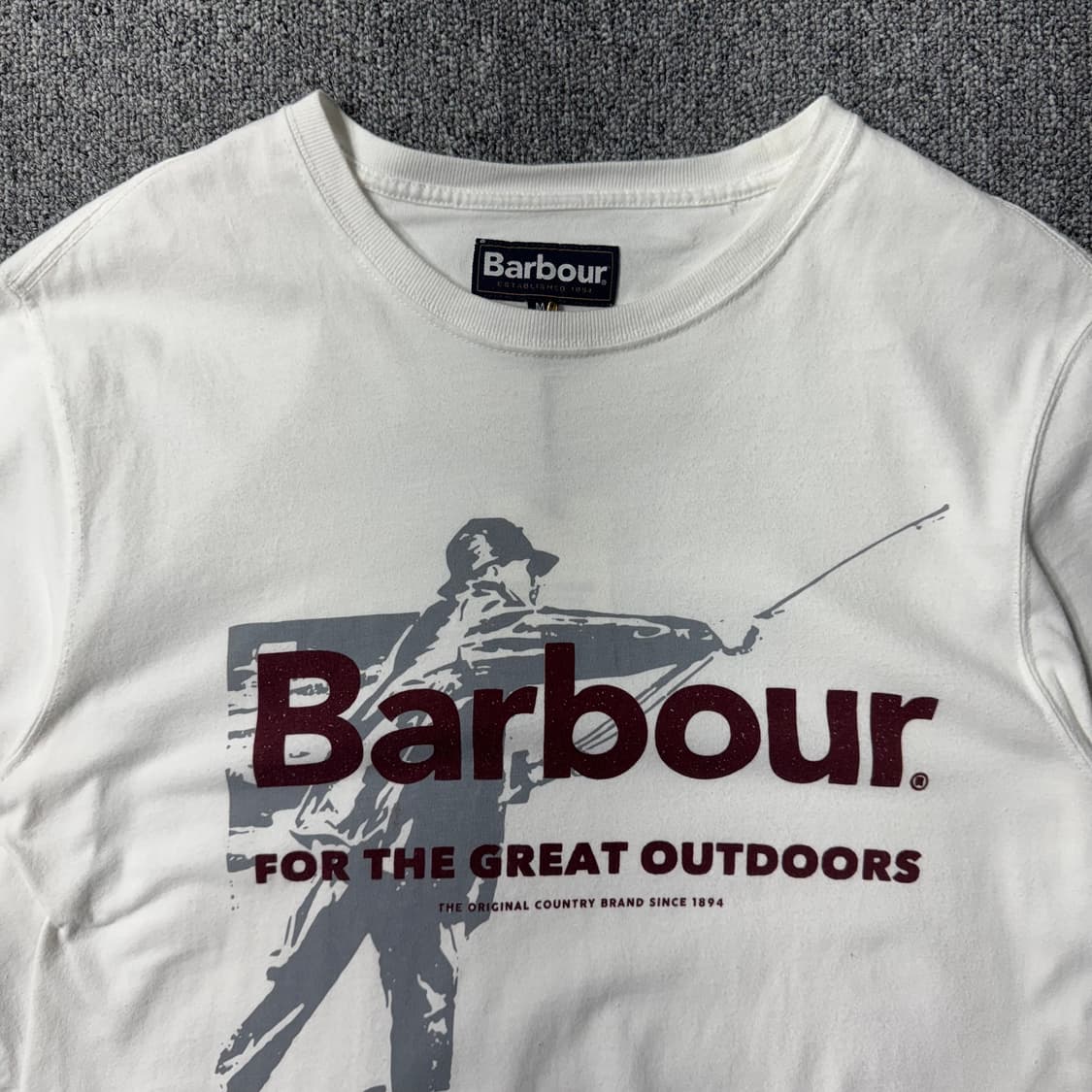 BARBOUR 티셔츠 화이트 ( M/OLD-7613 ) 상품이미지2