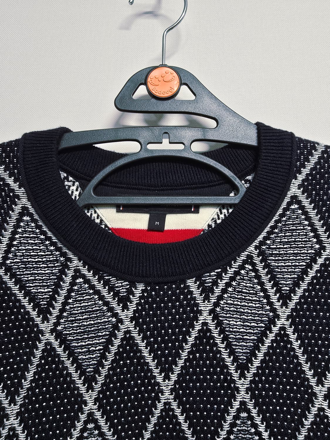 타미힐피거 다이아몬드 패턴 긴팔 니트 상품이미지2