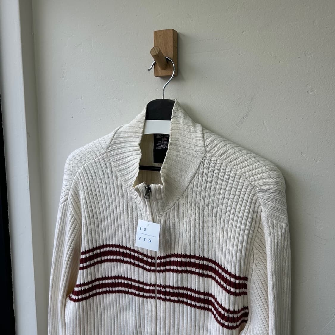 16034 - 폴로 랄프로렌 스트라이프 니트 집업 상품이미지1