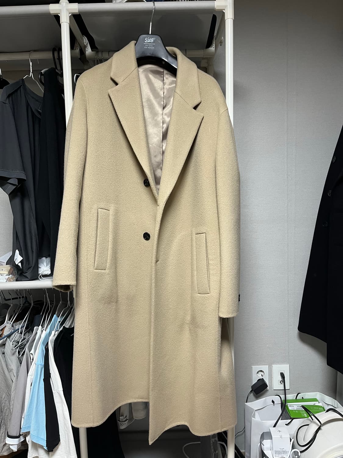 지이크(seig) 캐시미어 롱코트 상품이미지1