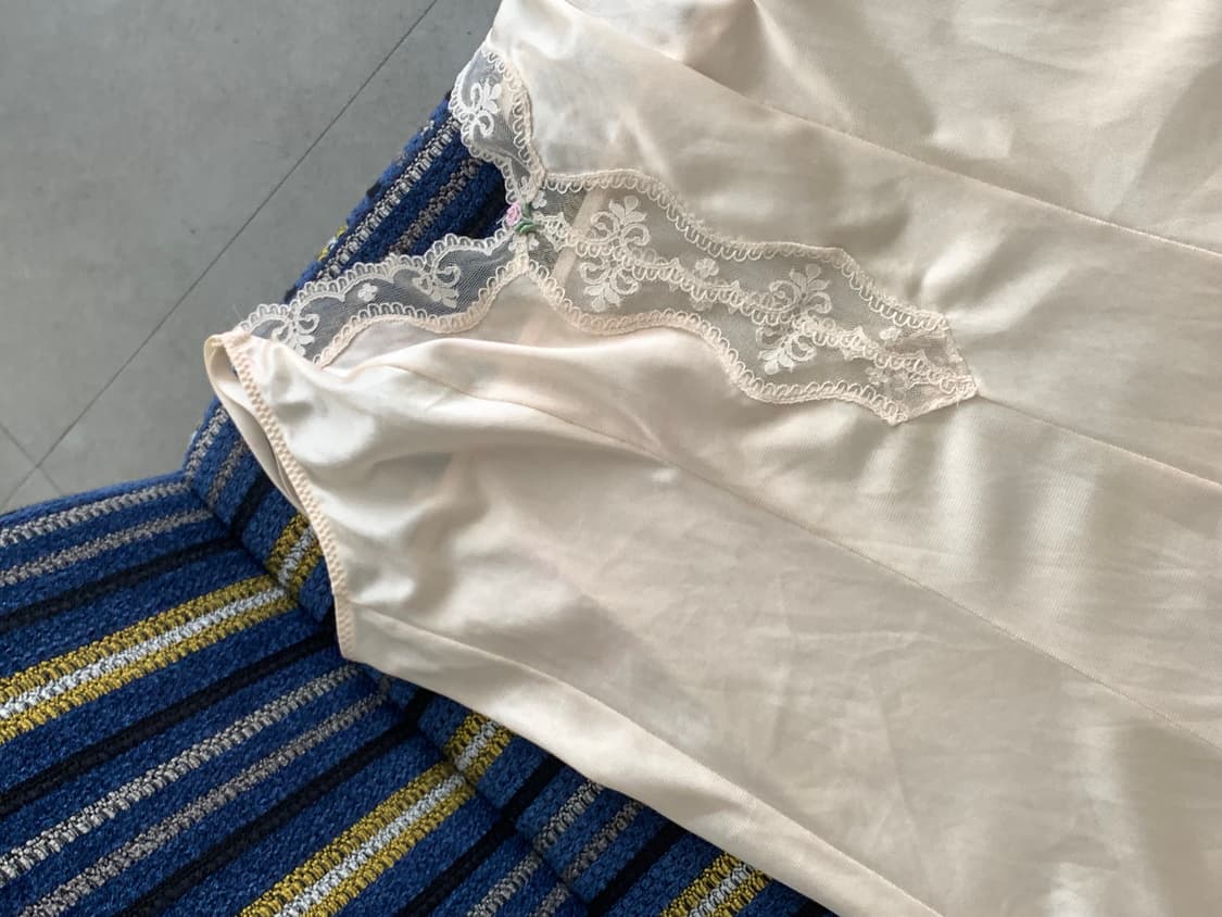 skintone slipdress(flower detail) 상품이미지3