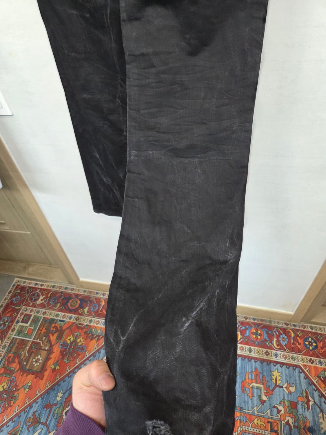 게스 프리미엄 빈티지 스터드 빈티지워싱 데님팬츠 33 상품이미지10