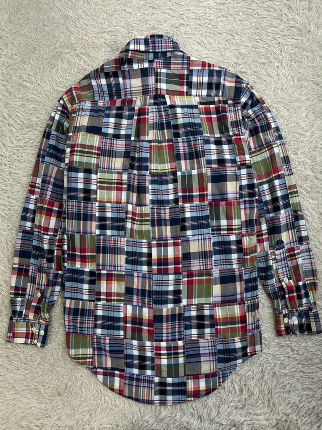 브룩스브라더스 패치워크 마드라스 셔츠/#3188 상품이미지3