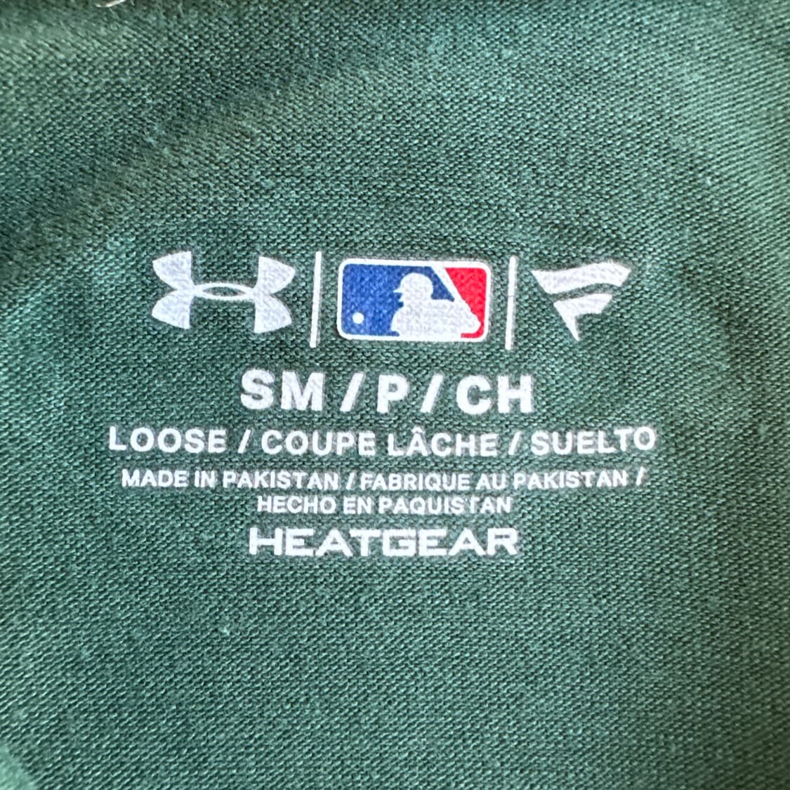 언더아머 오클랜드 애슬레틱스 쿼터지프 풀오버 (그린 / 루즈핏) 상품이미지6