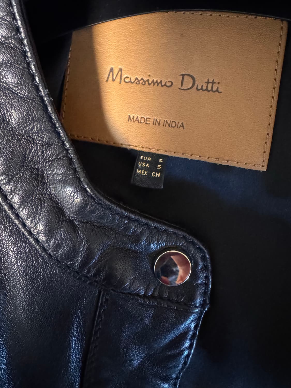 마시모두띠 Massimo dutti 가죽자켓 (s 사이즈) 상품이미지7