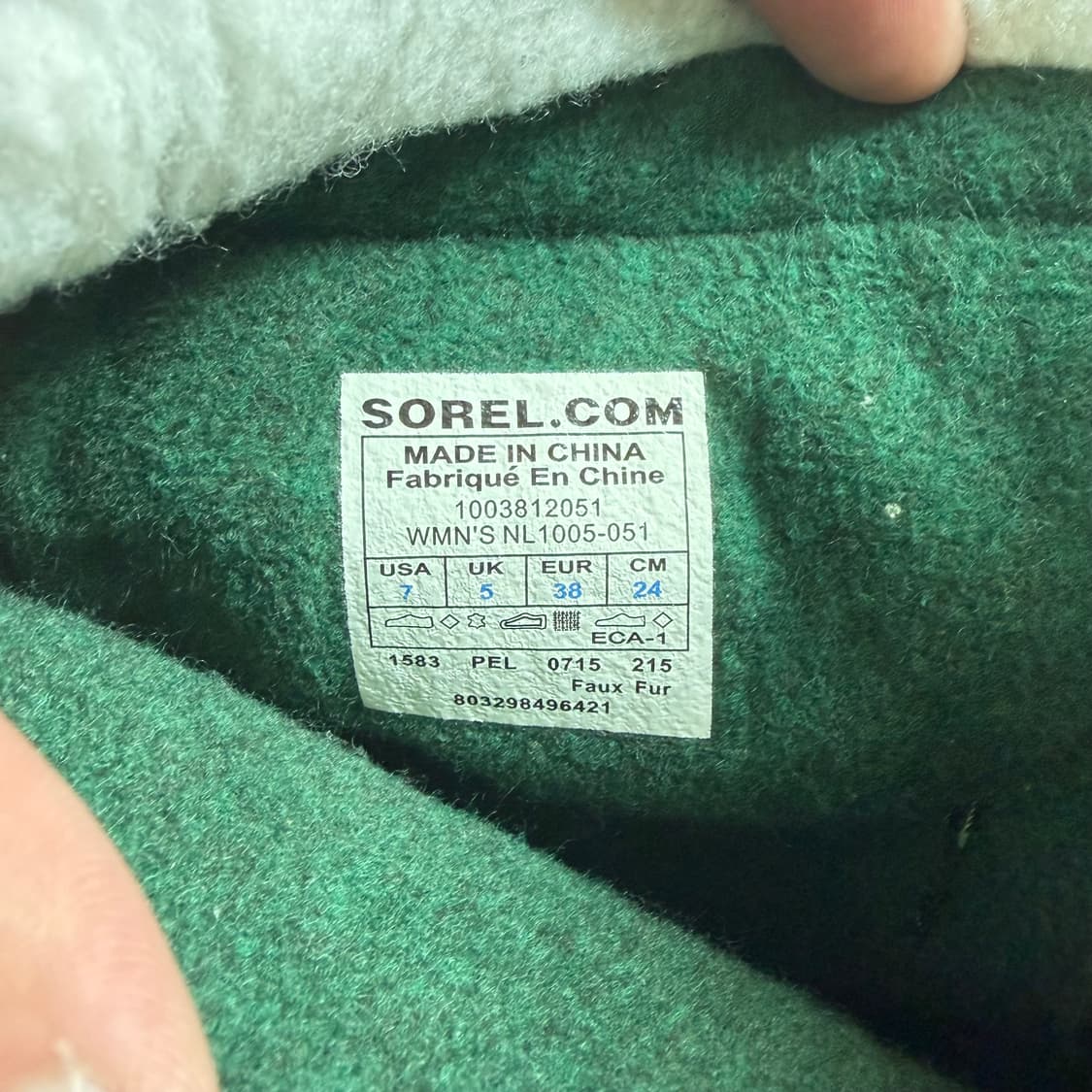 소렐 카리부 방수 누벅 가죽부츠 240 상품이미지8