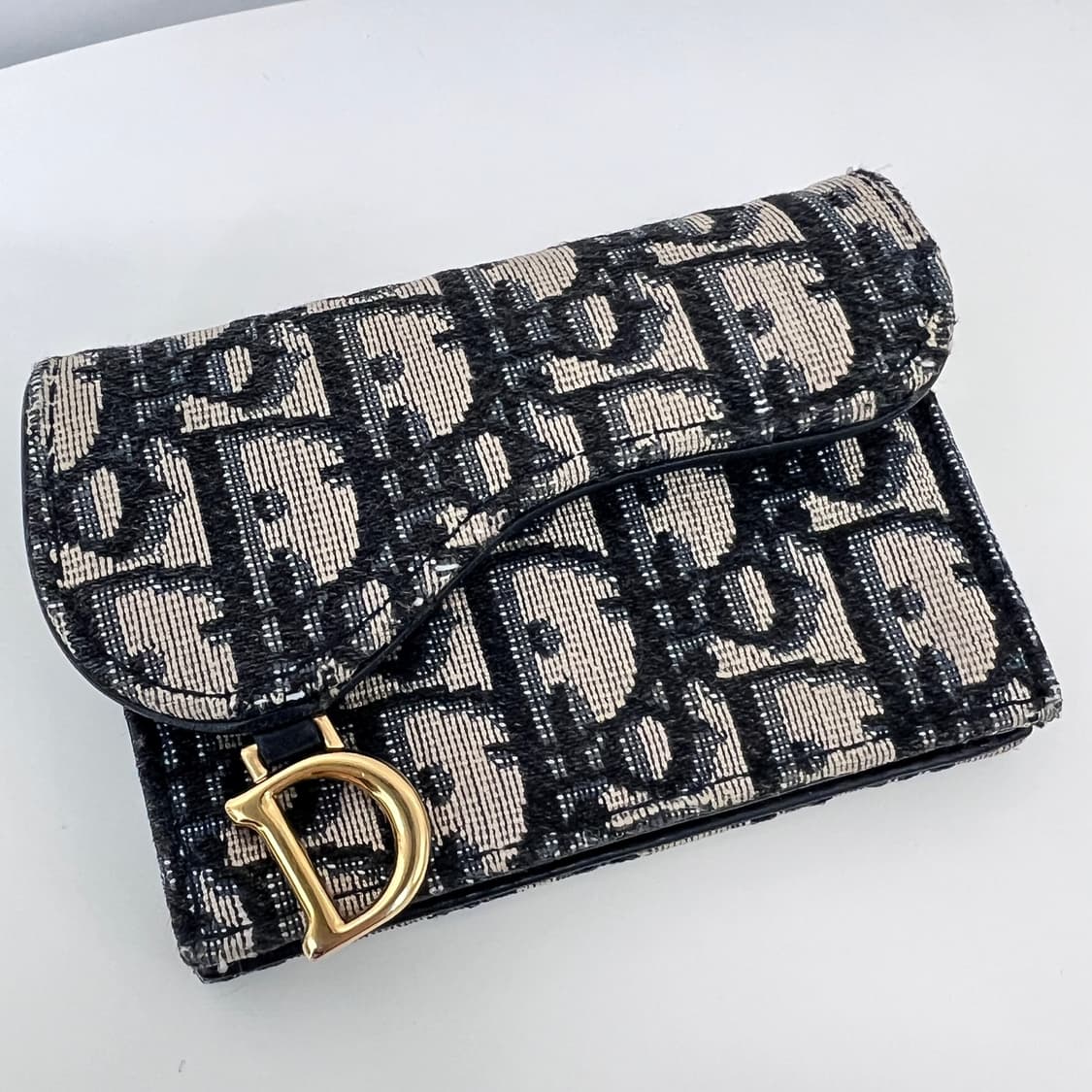 디올 오블리크 새들 여성 카드지갑 상품이미지4