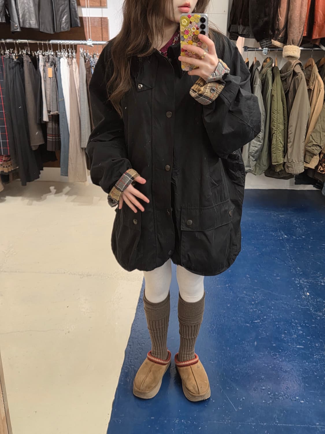 Barbour 바버 빅 비데일 논왁스 자켓 상품이미지4