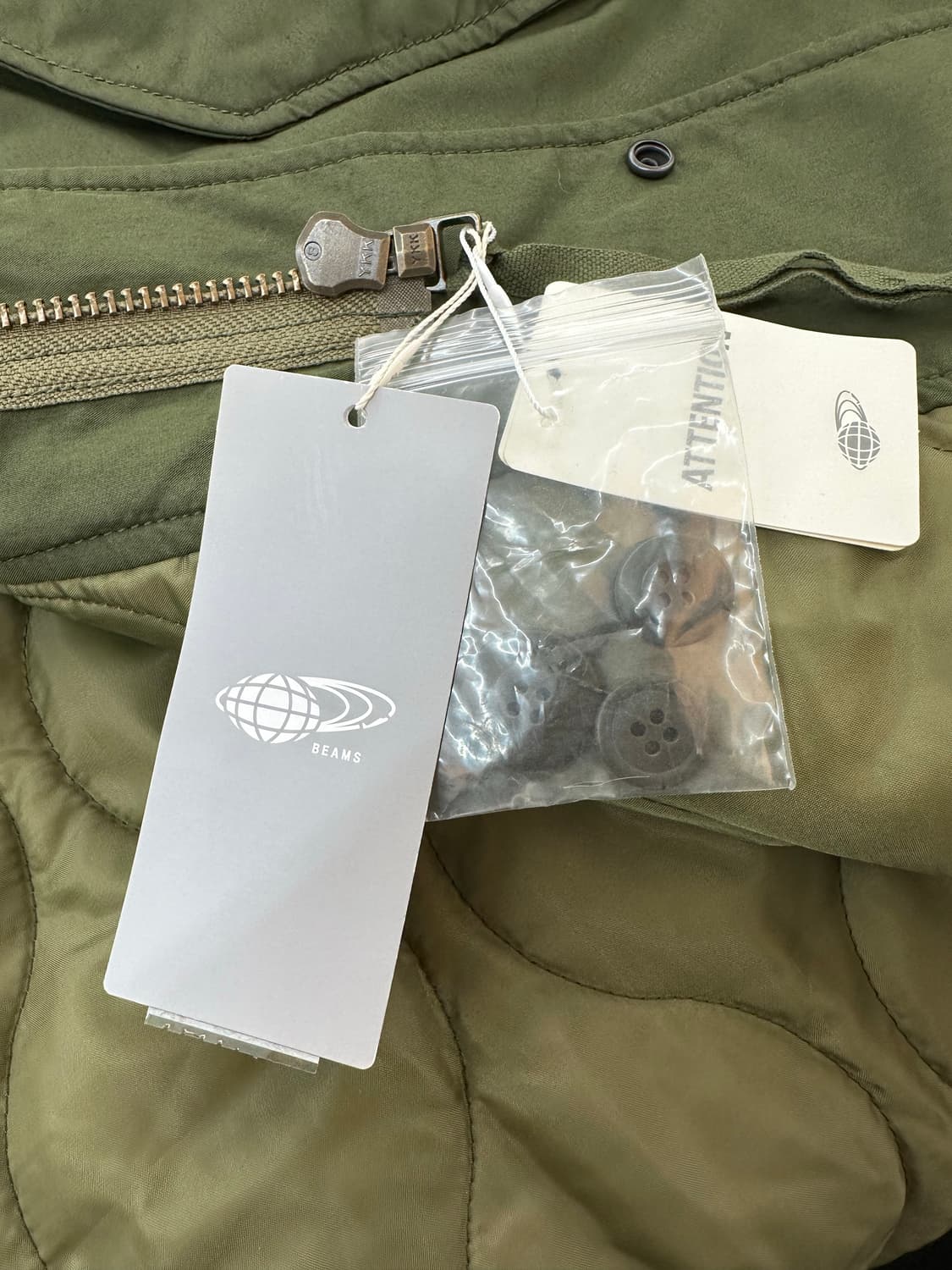 빔즈 M-65 M-51 개파카 피쉬테일 후드 퍼 야상 모즈코트 퀼팅 내피 상품이미지5