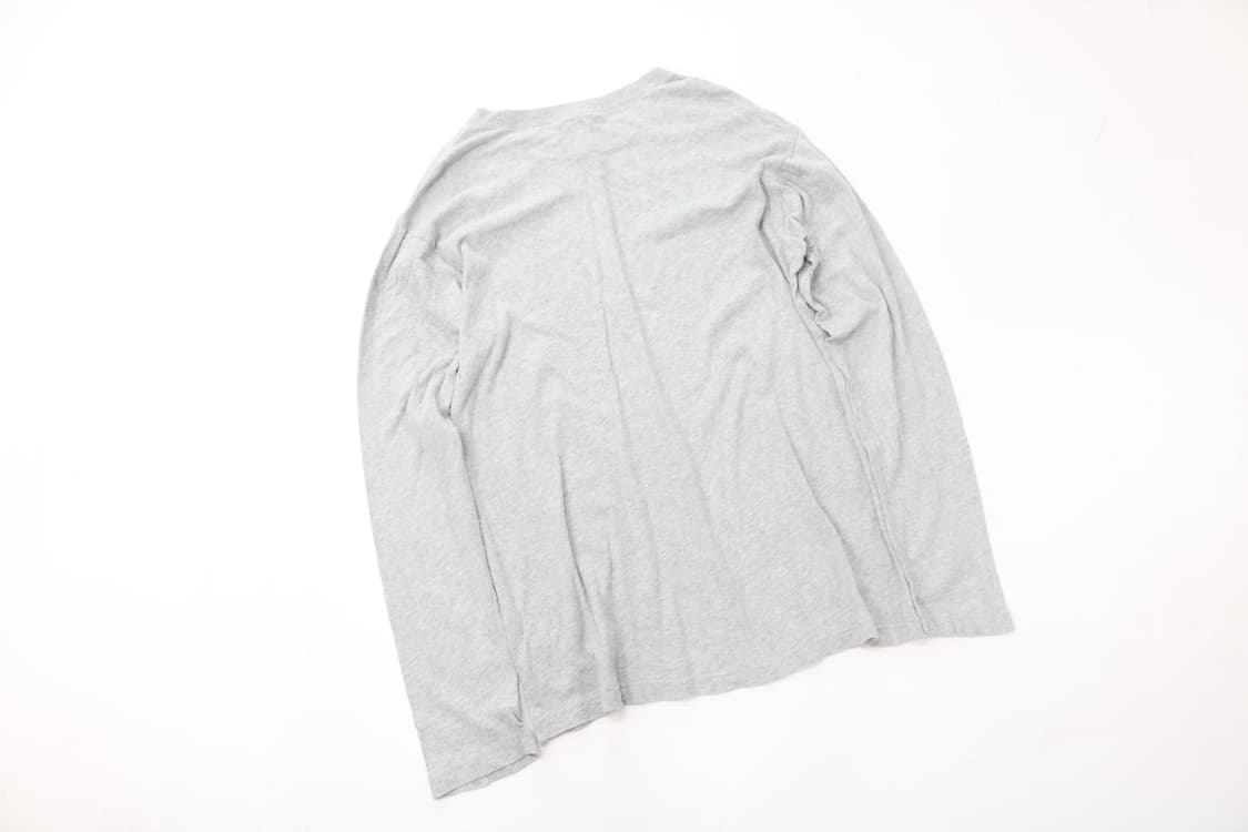 챔피온 빈티지 비치우드 칼리지 프린트 그레이 긴팔 티셔츠 (XL) 상품이미지6