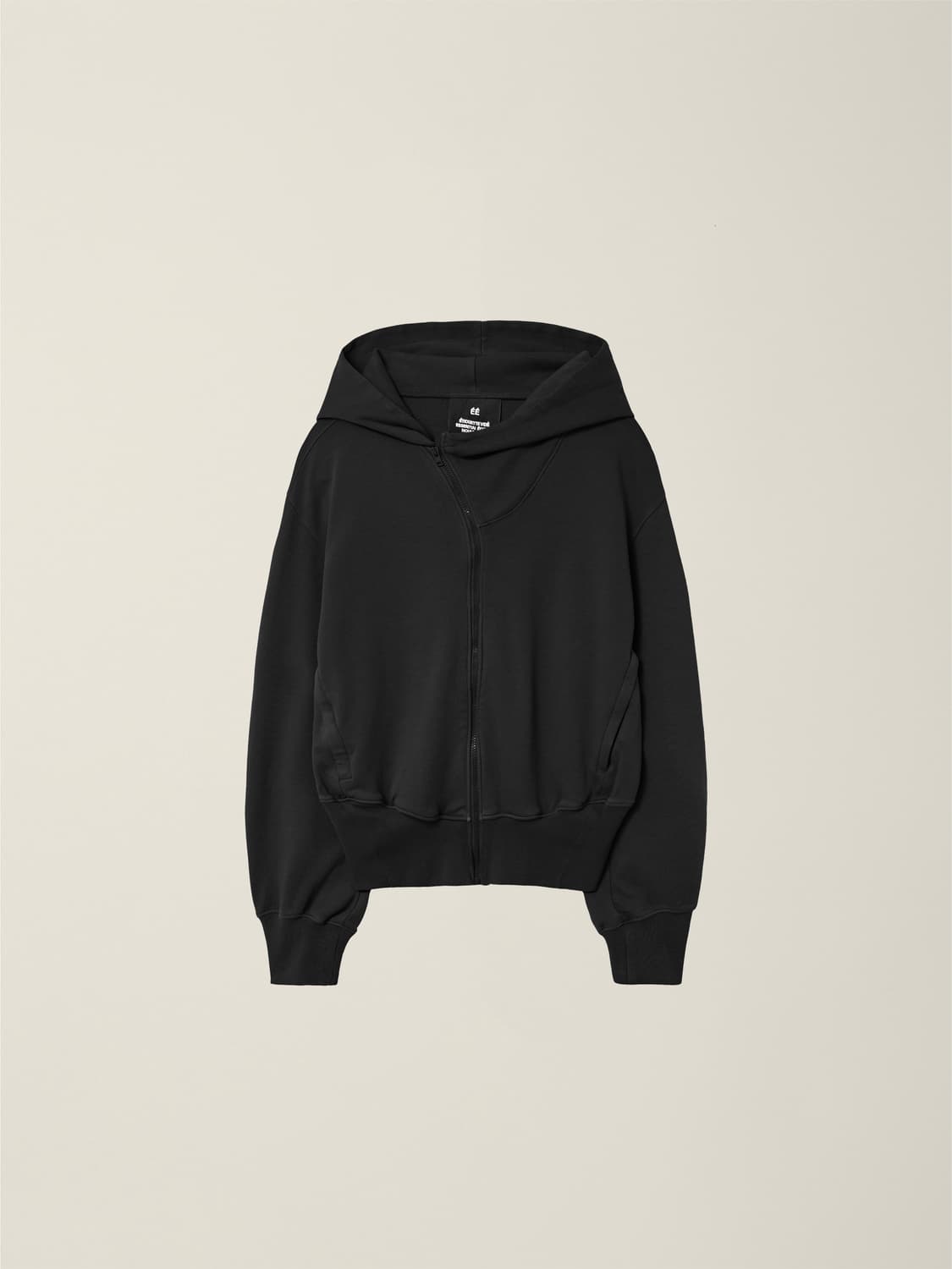 MENS GARMENT DYED CURVED HOODED ZIP JACK 상품이미지1