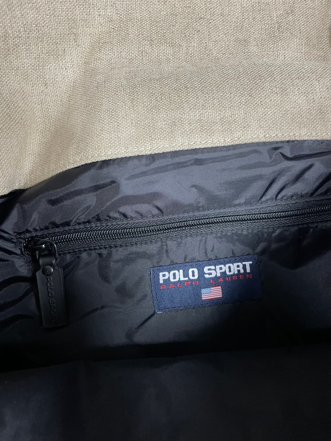 90s POLO SPORT 빅 켄버스 크로스백 상품이미지8