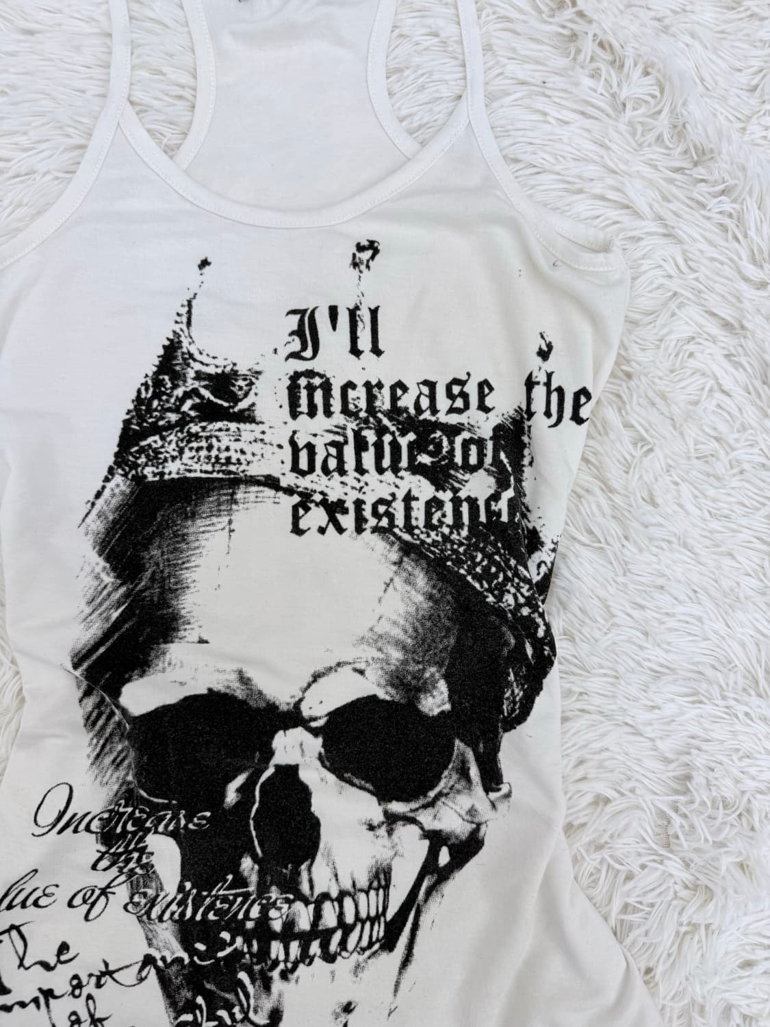 고오할 스컬 슬리브리스 상품이미지3