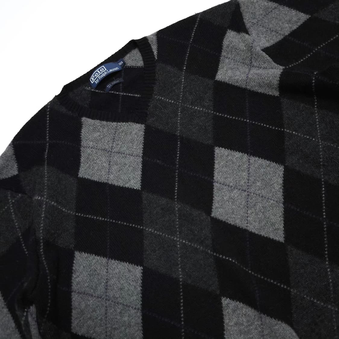 폴로 랄프로렌 알파카 울 아가일 니트 상품이미지2