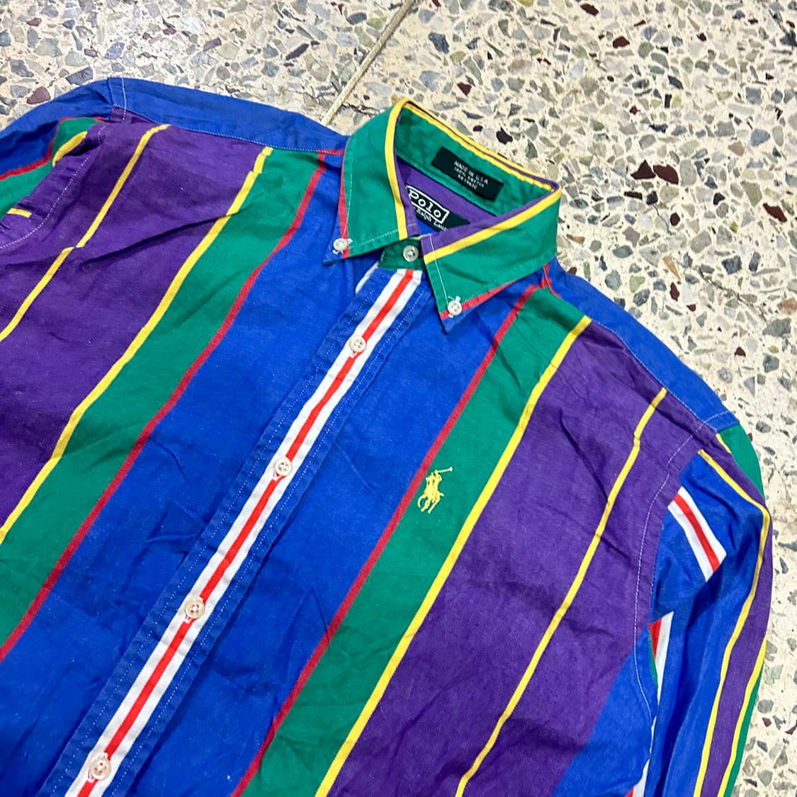 폴로(POLO ralphlauren)스트라이프 멀티컬러 셔츠 상품이미지2