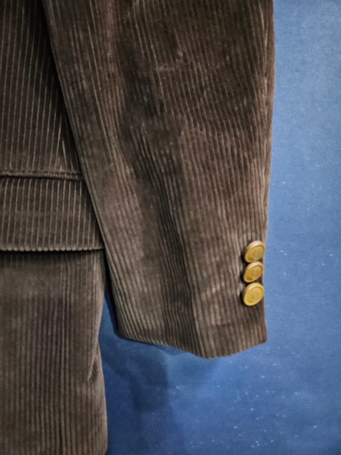 입생로랑 브라운컬러 남성 100 코듀로이 정장자켓  상품이미지5