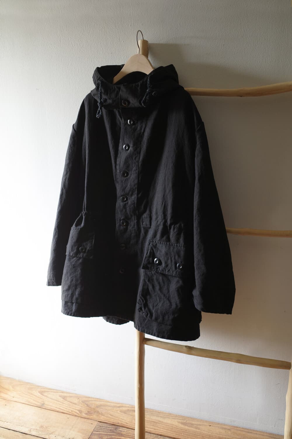 wardrobe41 over parka black L 상품이미지1