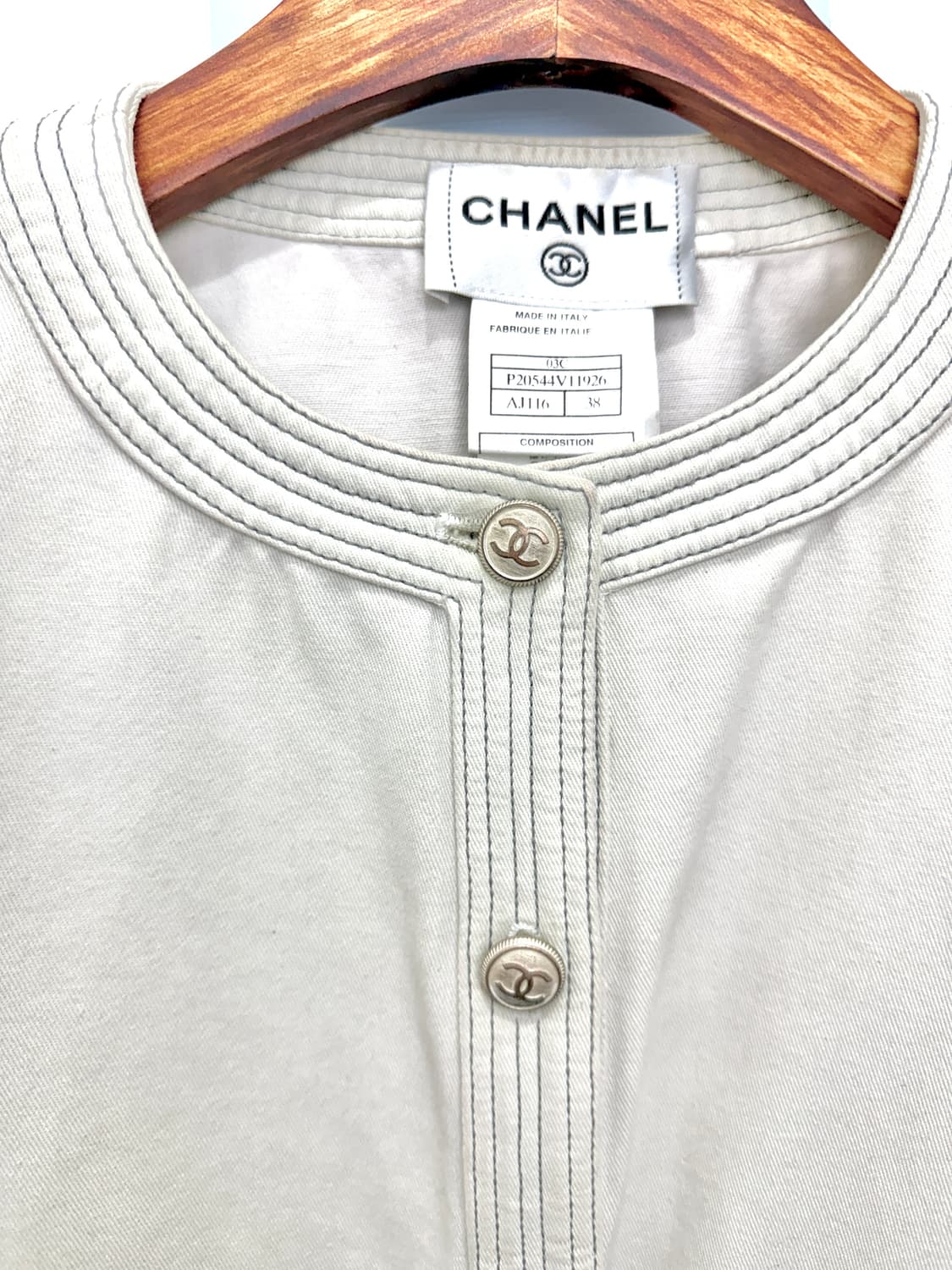 샤넬 스티치 데님자켓 / 2003 크루즈 컬렉션 상품이미지3