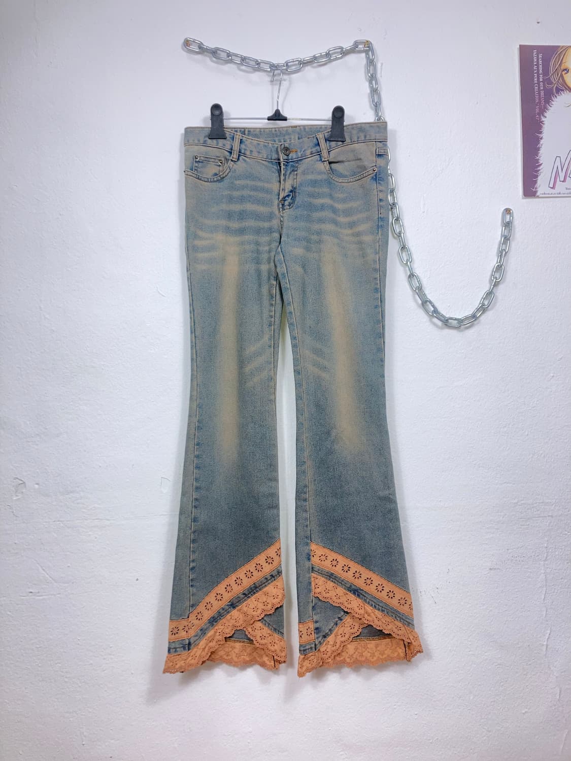 펀칭 부츠컷 데님팬츠 상품이미지1