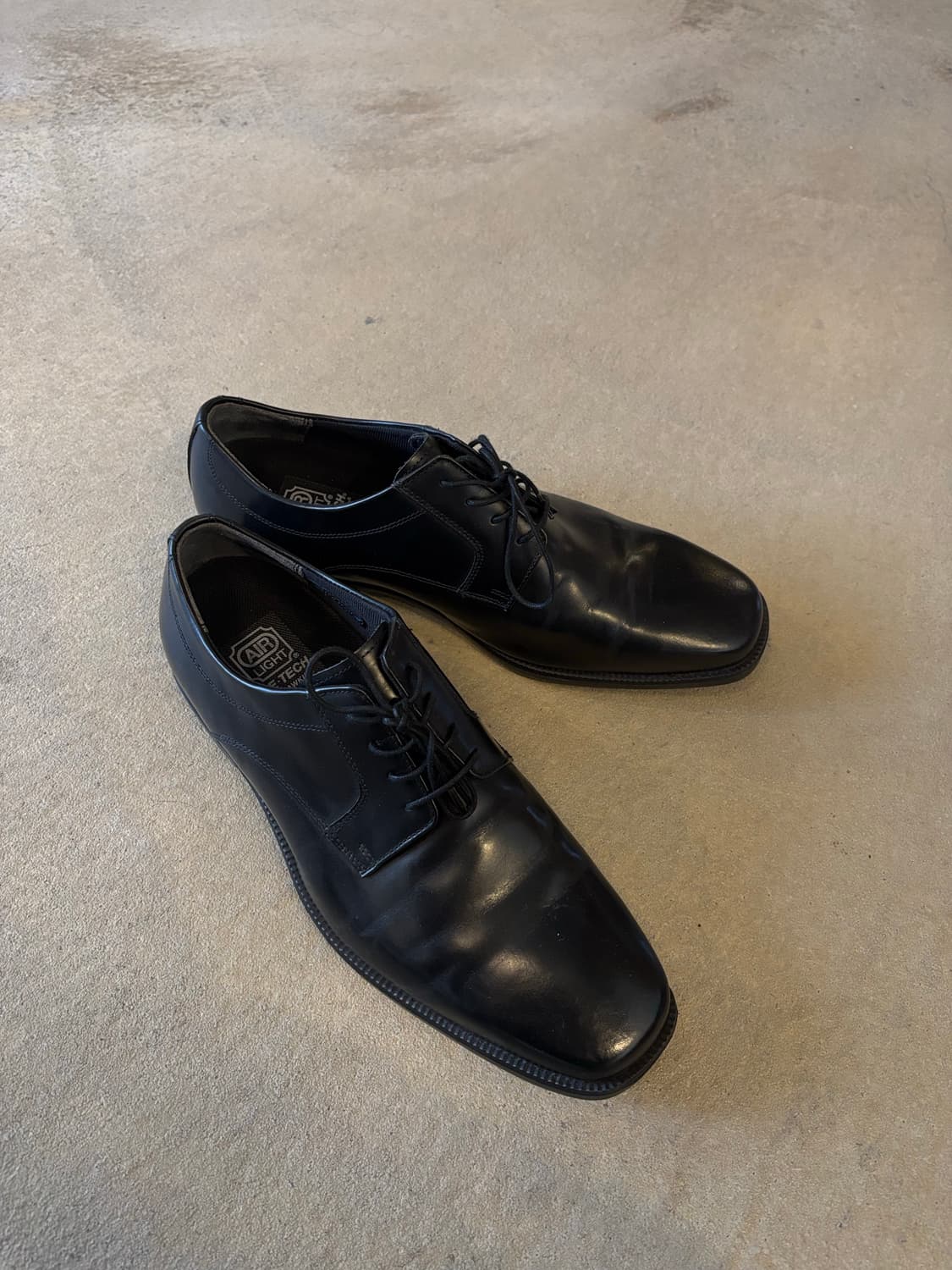 Hawkins ICE-TECH 남성용 블랙 드레스 슈즈 상품이미지1