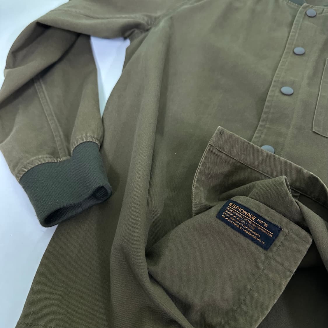 95 에스피오나지 암포켓 코튼 MA1 카키 코튼자켓 상품이미지5