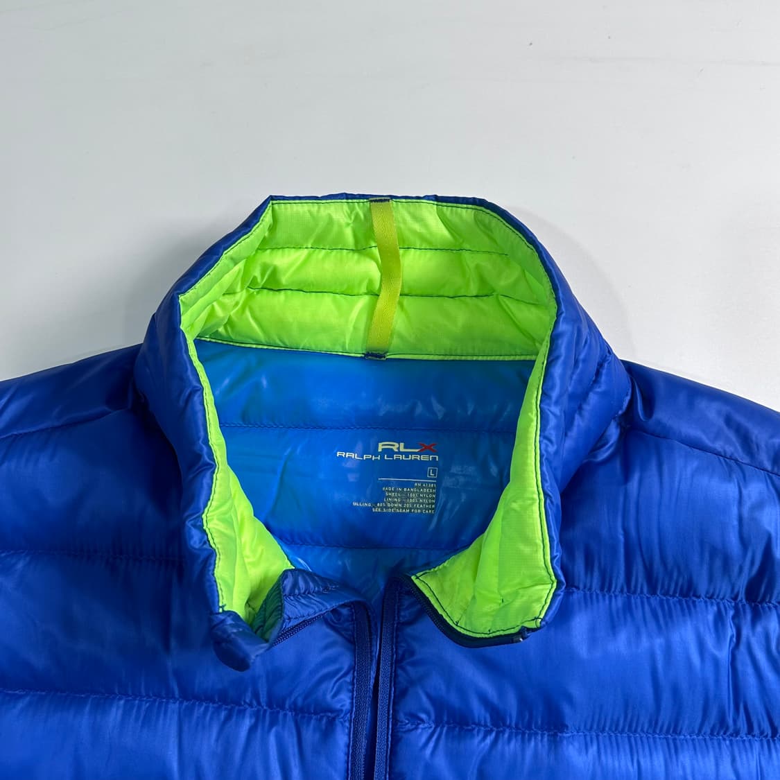 폴로 RLX 블루 경량 다운 패딩 상품이미지7