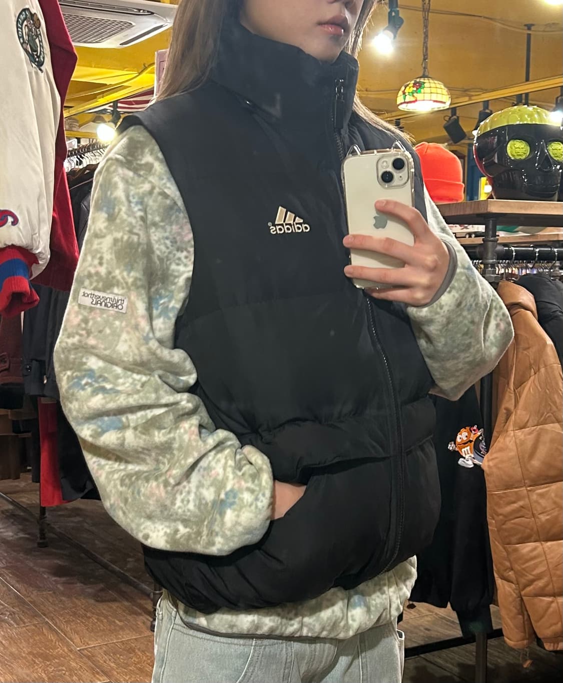 [HI] 아디다스 패딩 조끼 블랙 상품이미지3