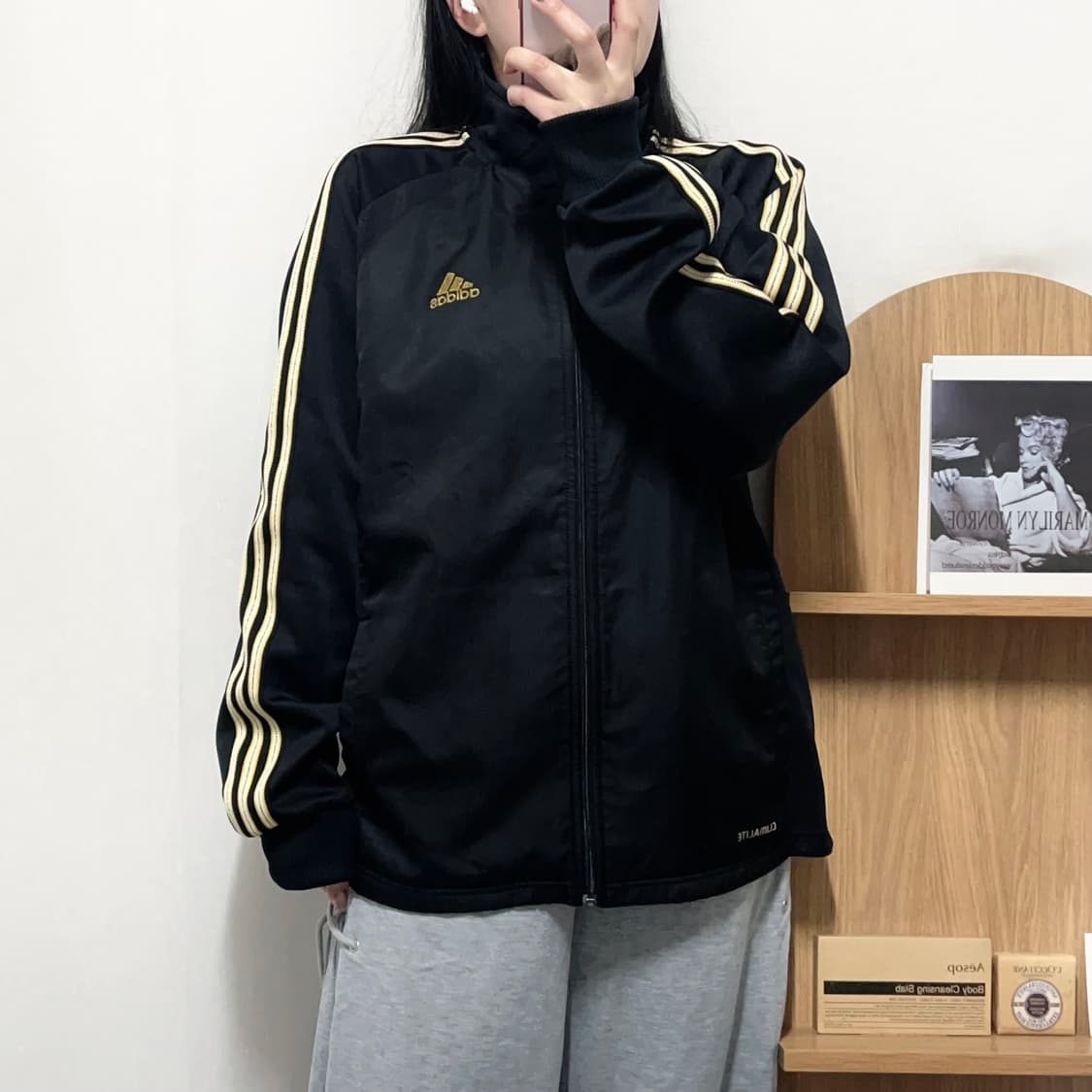 [정품] 아디다스 블랙 B2B 골드라인 삼선 져지 [ 100 ] 상품이미지2